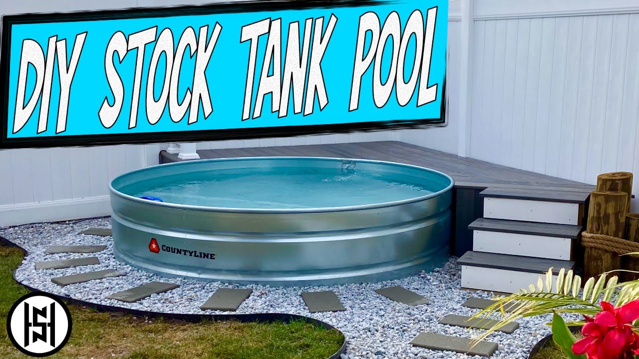Build Your Own Stock Tank Pool: A Backyard Oasis