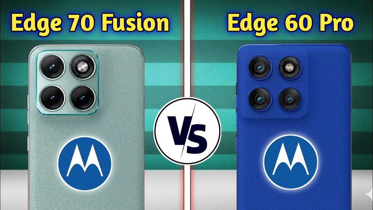 Moto Edge 70 Fusion vs Moto Edge 60 Pro ⚡ Full Specs Comparison | Camera, Performance, Battery Test