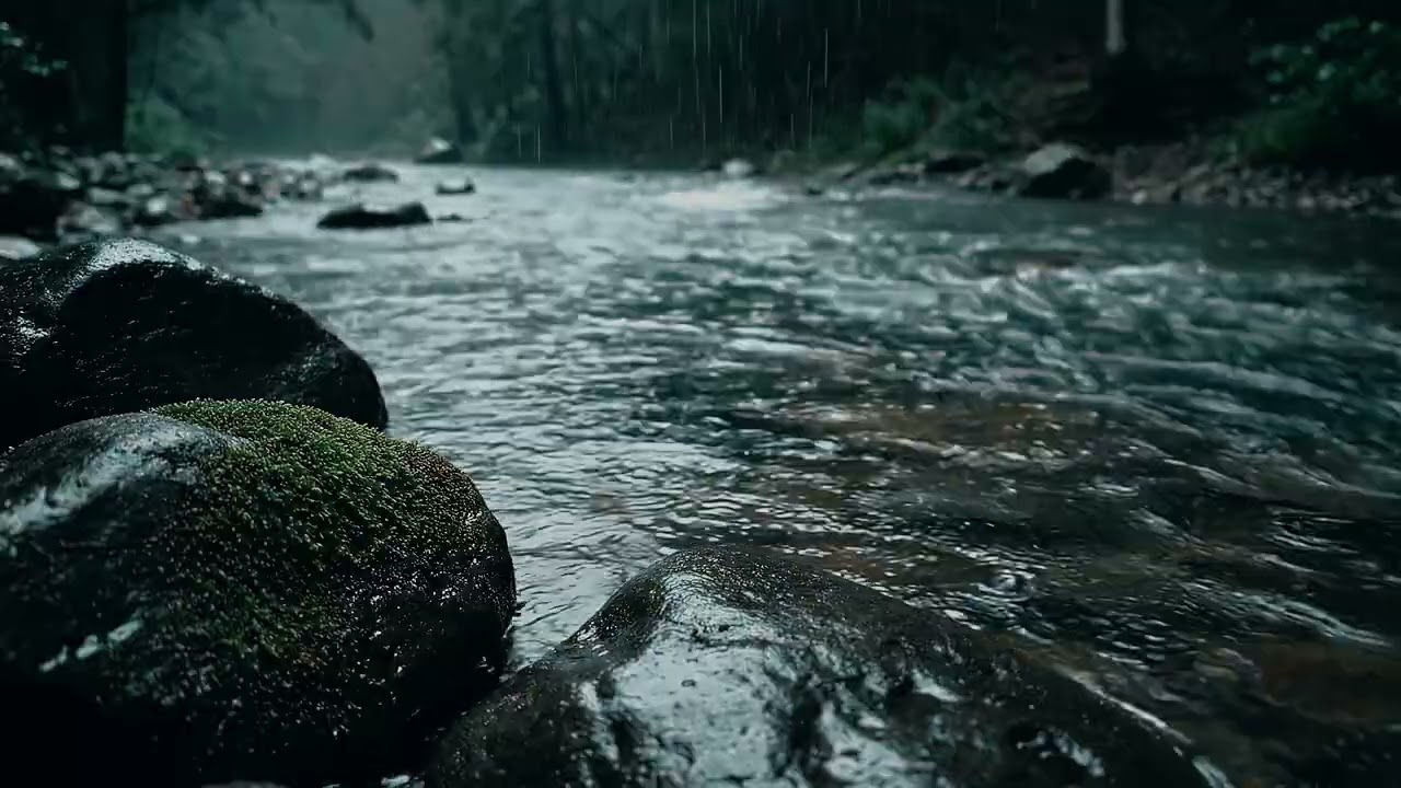 Rain Sounds For Relax | Deep Relaxing Water Sounds for Sleep, Study & Stress Relief