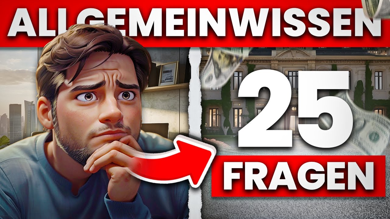 Teste dein Allgemeinwissen mit 25 spannenden Fragen! 🧠