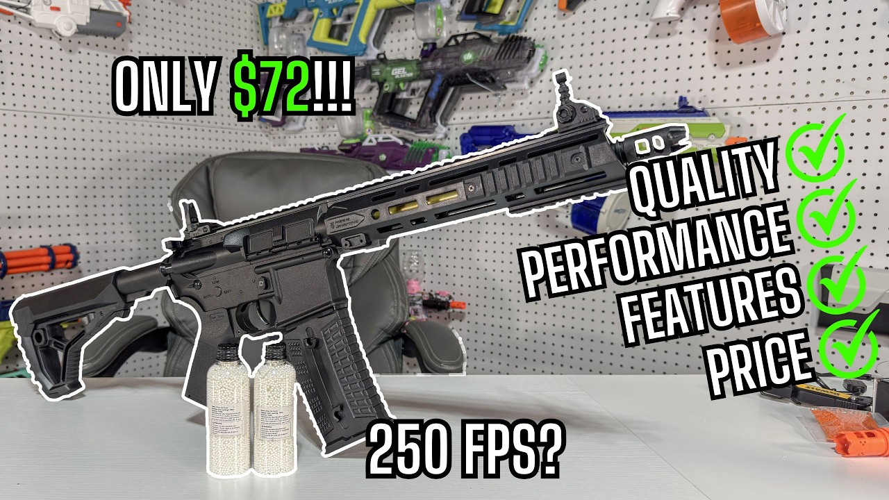 The TG F4 Gel Blaster Is The Best CHEAP Realistic Gel Blaster! | Oakley Entertainment