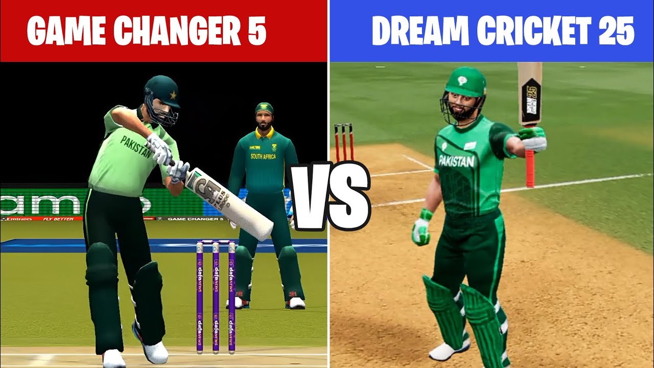 🔥 Game Changer 5 V4 vs Dream Cricket 25 🤯 Big Comparison