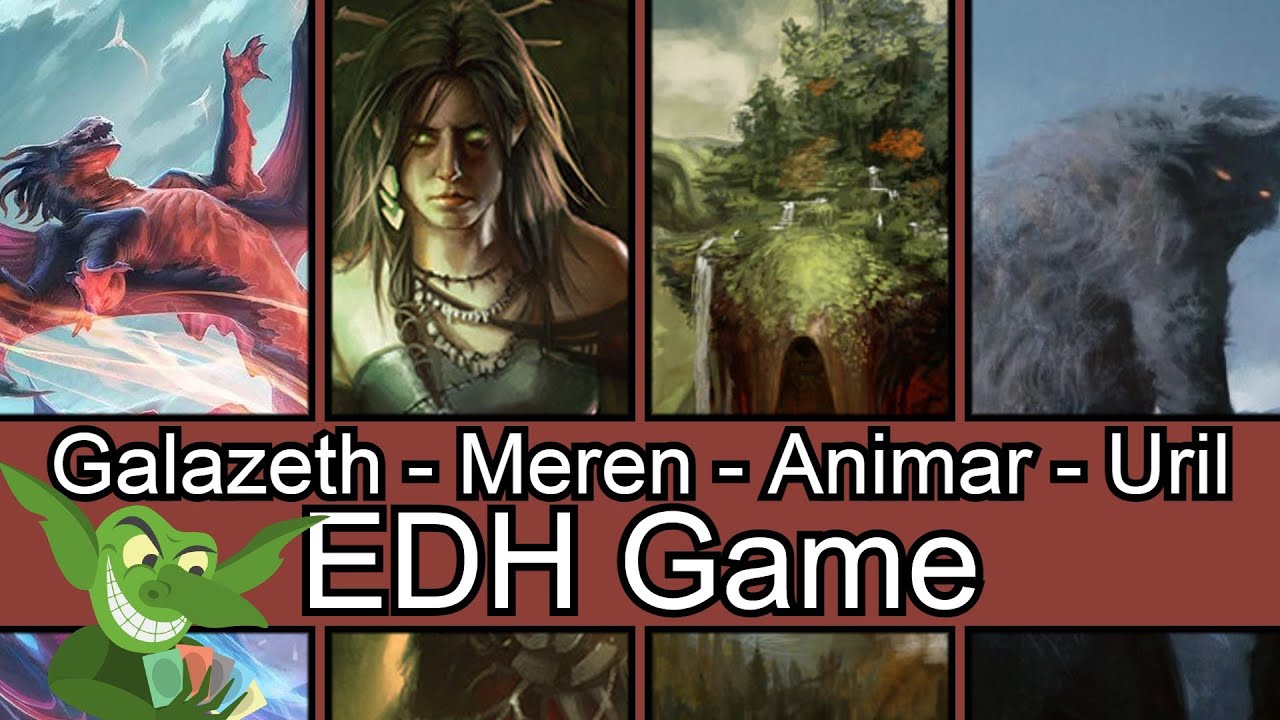 Galazeth Prismari vs Meren vs Animar vs Uril EDH / CMDR game play for Magic: The Gathering