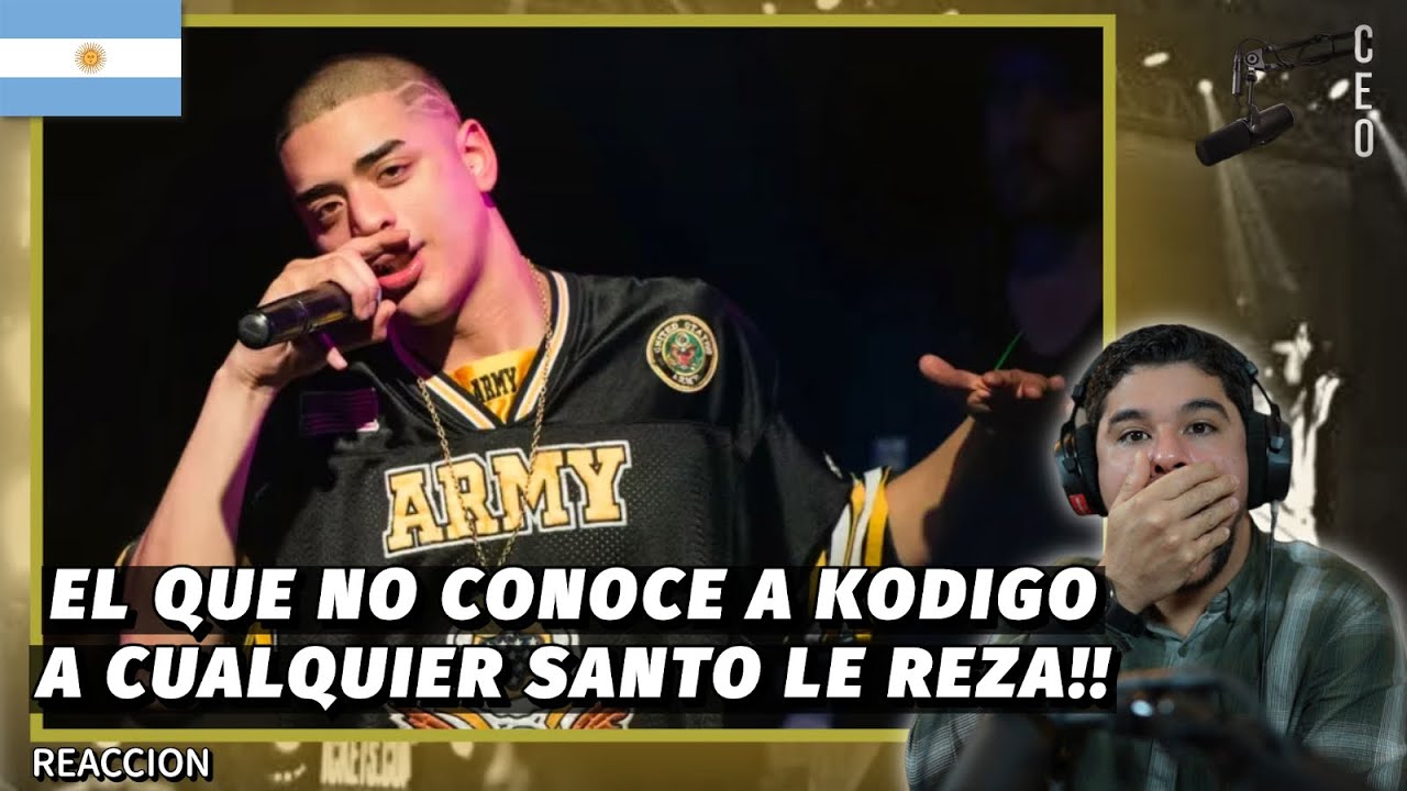 DOMINICANO reacciona KODIGO por primera vez ( EL Dios del doble tempo )