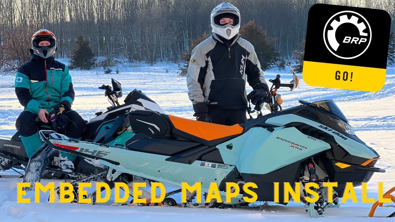 Ski-Doo GPS Embedded Maps Install. 10.25