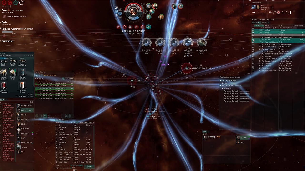 EvE online. Sleipnir solo pvp. Honor edition.