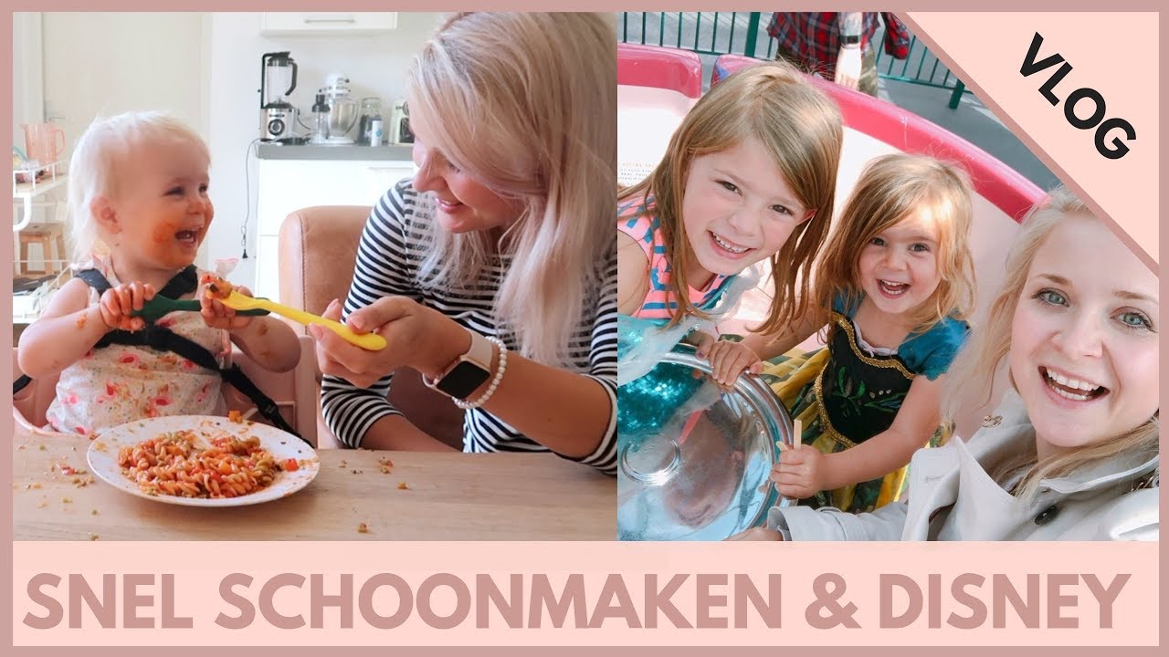 SCHOONMAAK ROUTINE 😅💦 & DISNEY gezelligheid! 💖🙌🏻 | VLOG #7 Kellycaresse