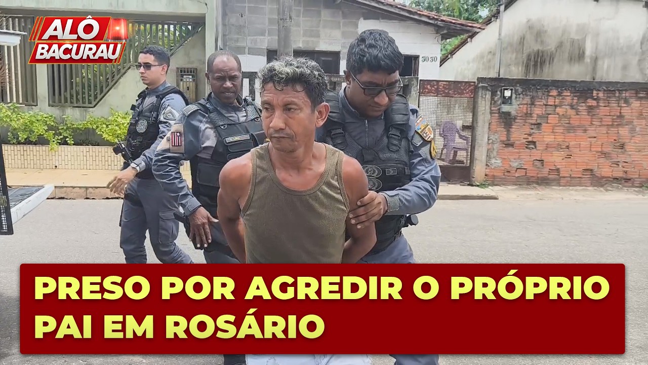 FILHO AGRIDE O PRÓPRIO PAI E ACABA PRESO EM ROSÁRIO