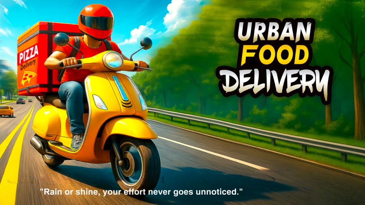 Food Delivery Boy Simulator 🚲 | Urban City Gameplay Hindi