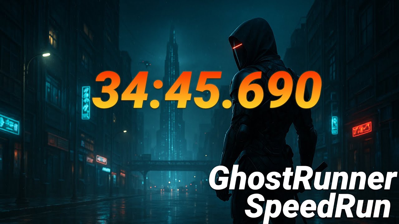 Ghostrunner Speedrun 34:45.690