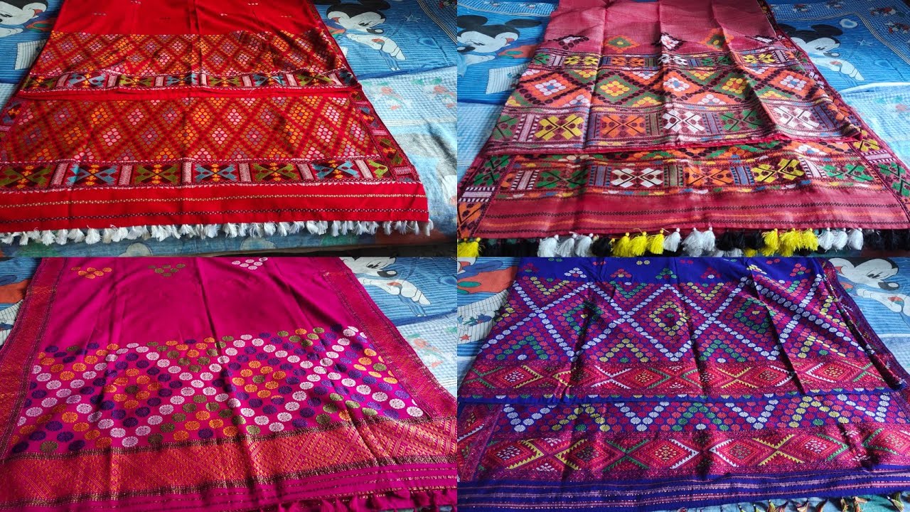 মিচিং চাদৰ মেখেলা collection নতুন ডিজাইন (new design Mising nuni mekhela chador collection)