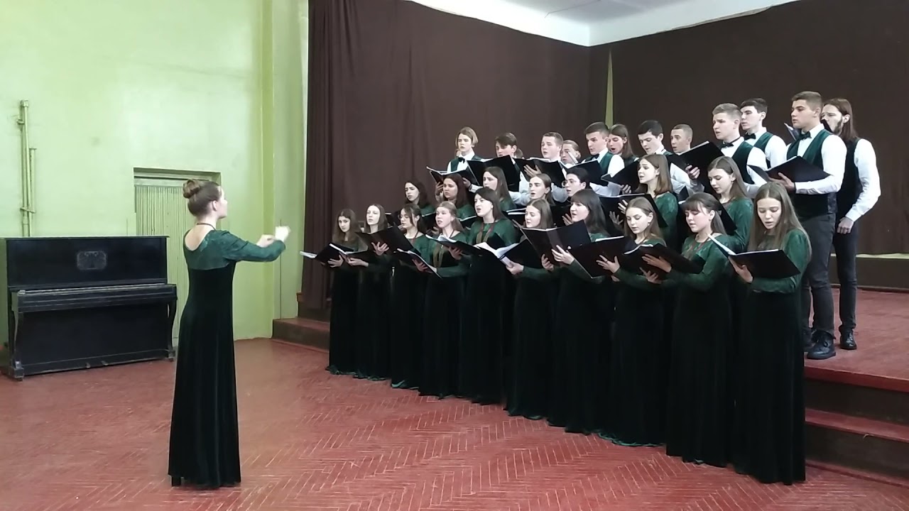 Піють півні, обр. М. Леонтовича