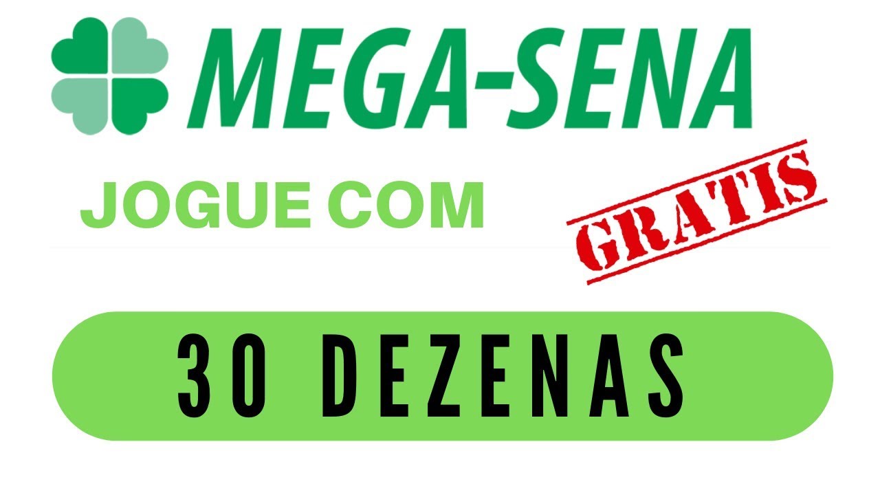 🔴((Planilha Mega Sena Gr&aacute;tis)) - Planilha Mega Sena 30 Dezenas - Para 4 - 5 - 6 PONTOS - Boa Sorte!