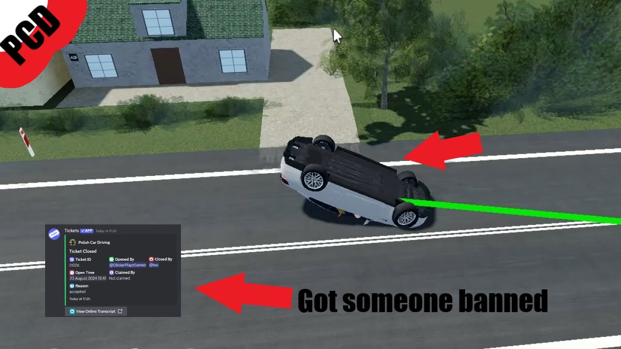Getting someone banned | Polish Car Driving Part 4