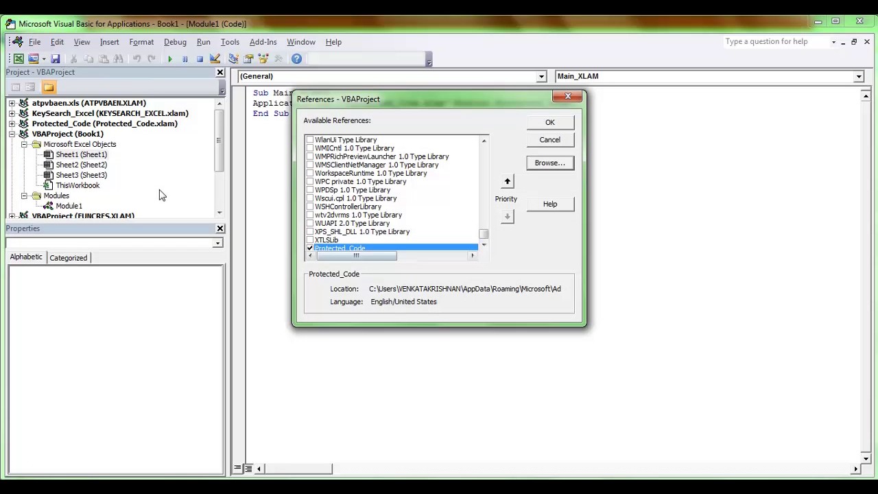 Create password Protected Macro Addin - XLAM file in VBA Excel and distribute and share it to others