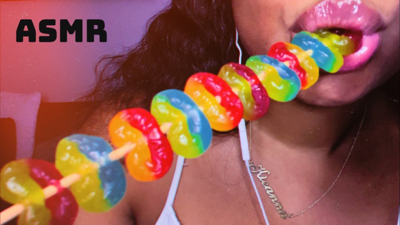 ASMR | Gummy Candy Noms 👄 M0uth Sounds 😴 Sleep & Relaxation