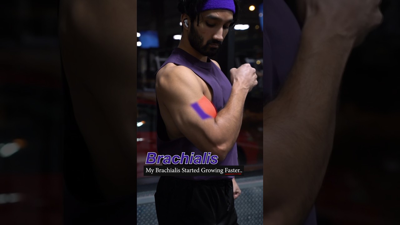 Train The Secret Brachialis Muscle ⚠️ #hammercurls