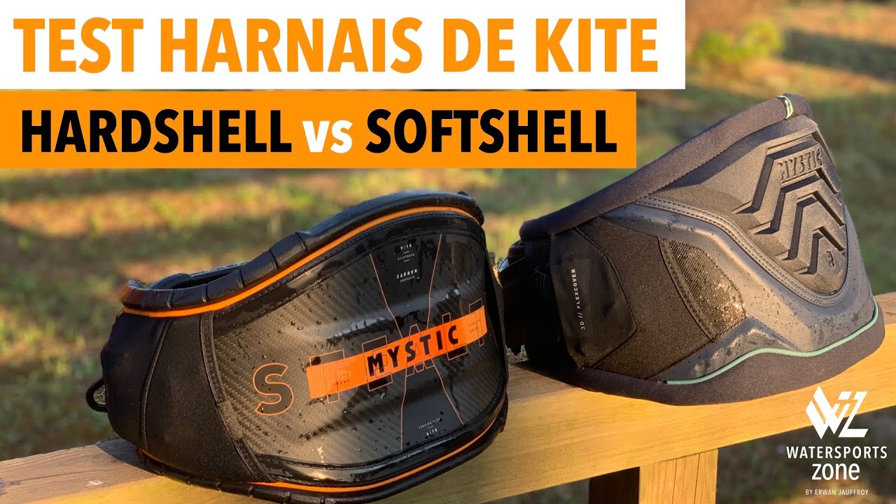 Hardshell vs Softshell ? J'ai comparé les harnais de kite Mystic Warrior et Stealth aux prix opposés