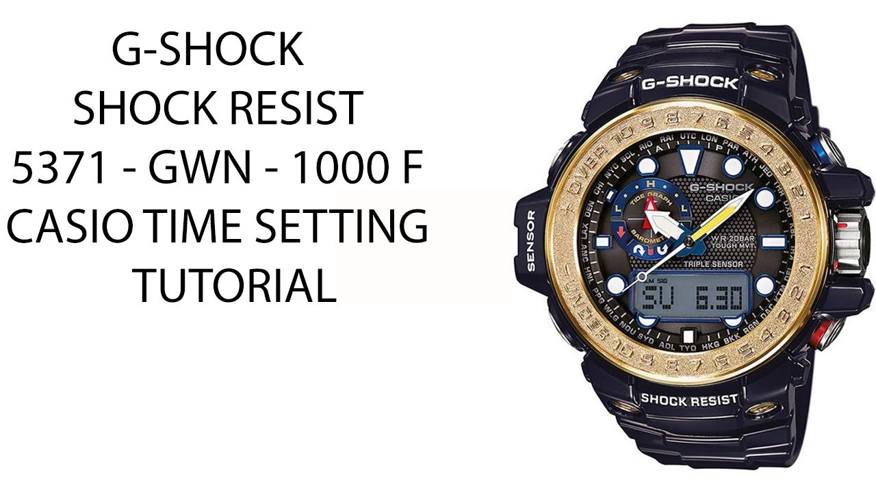 G-SHOCK SHOCK RESIST5371 - GWN - 1000 FCASIO TIME SETTING | SALIM REZA | SET UP TIME | SYCN TIME |