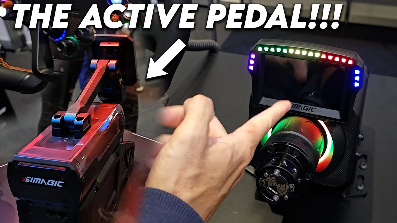 Simagic Unveils Their ACTIVE PEDAL! 2025 Hardware ft. Simagic Co-founder Tyler Wang