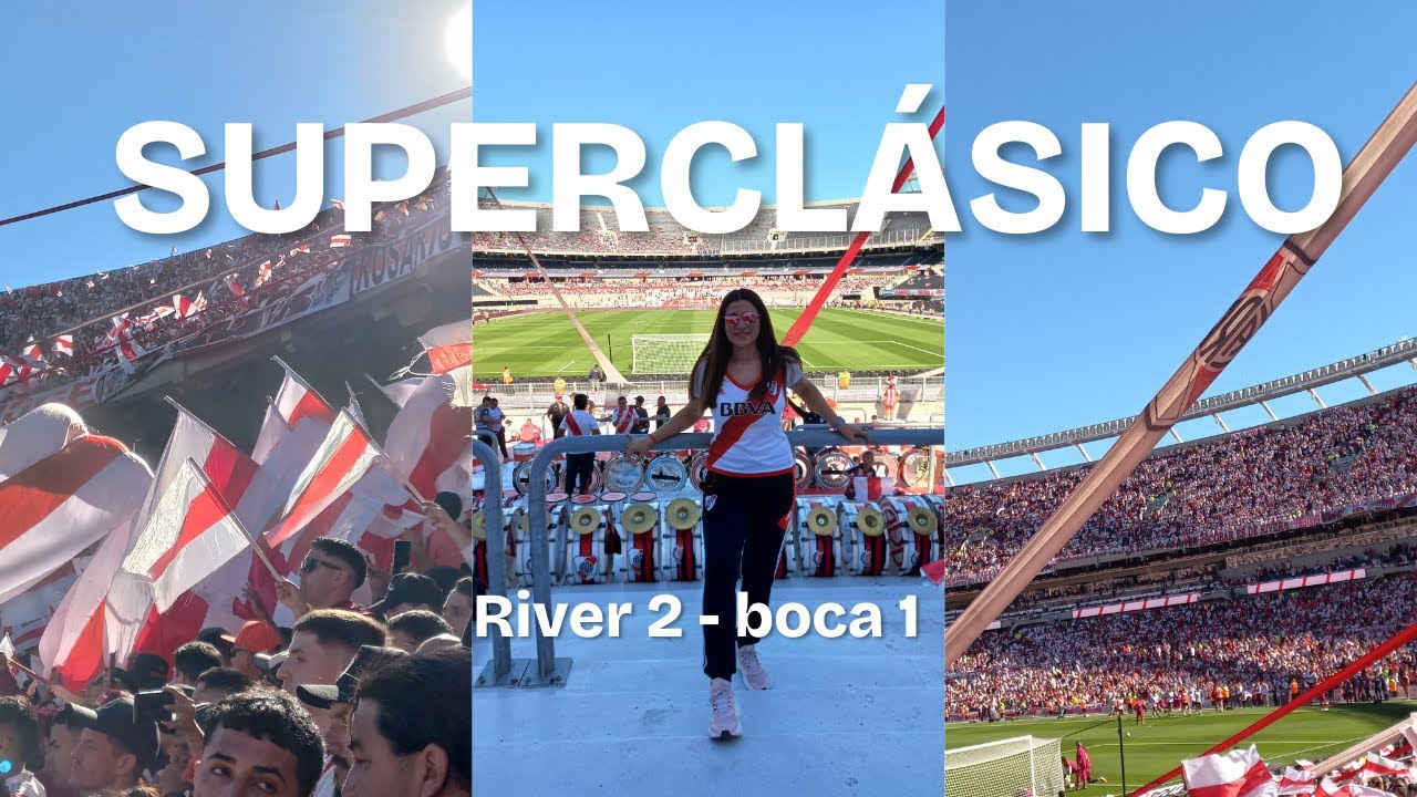 RIVER PLATE 2 vs boca 1 | Superclásico en EL MONUMENTAL | DESDE LA TRIBUNA
