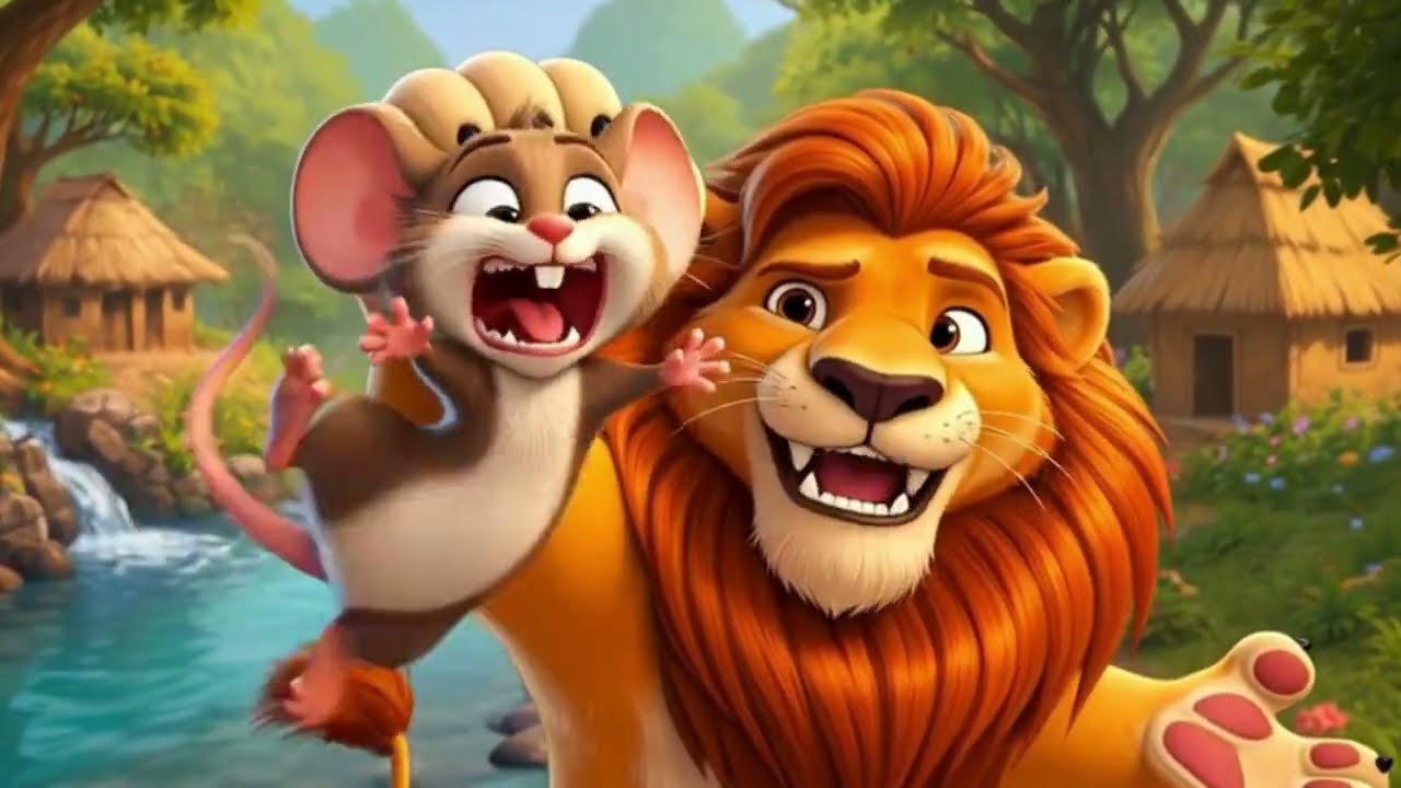 Sher Aur Choha Ki Kahani | 🦁🐭 | Lion And Mouse Story
