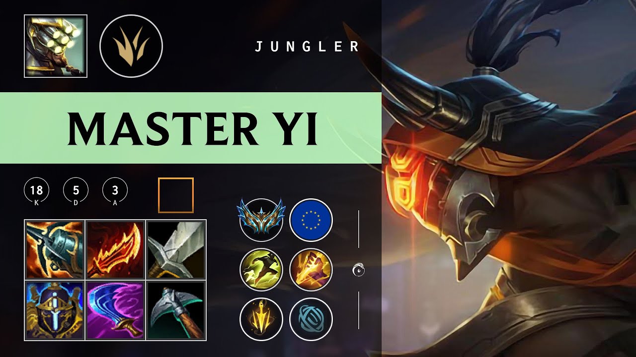 Master Yi Jungle vs Poppy - EUW Challenger Patch 26.02