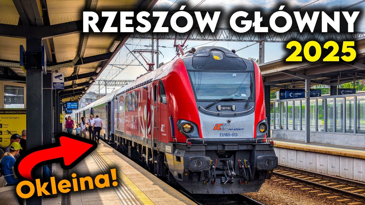 Wakacyjne Pociągi na stacji Rzeszów Główny 2025 - IC Łukasiewicz, IC Mehoffer, IC Porta Moravica