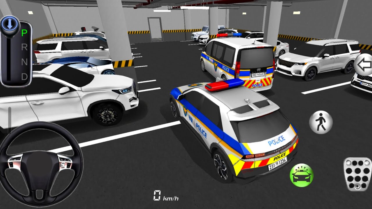 New Police Car  For Parking - 3d Driving Class android game || Car Game #gameplay #cargame