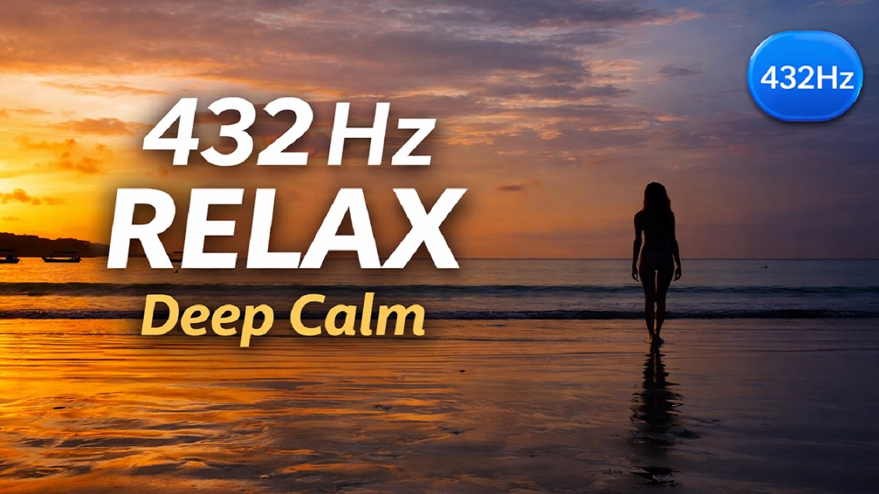 432 Hz Relax Music 🌊 Deep Calm, Stress Relief & Meditation | Cinematic Ambient Soundscape