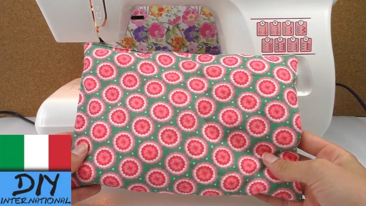 Spiegazione come cucire un cuscino | cucire con la macchina da cucito | Spiegazione per principianti