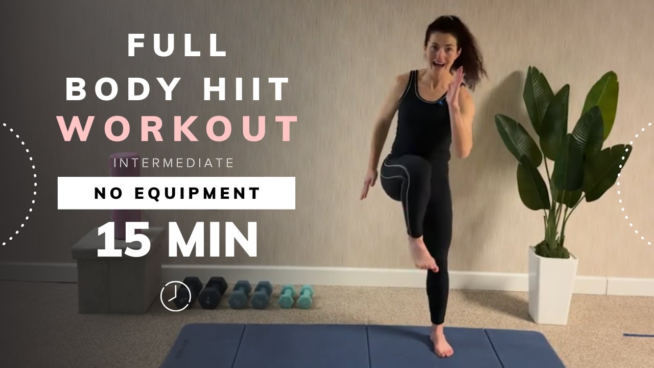 15-Min Intermediate Full Body HIIT — Boost Energy & Build Strength