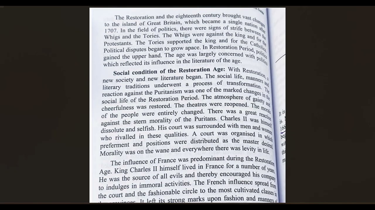 Restoration Period: Political and Social Changes, What Is Restoration?