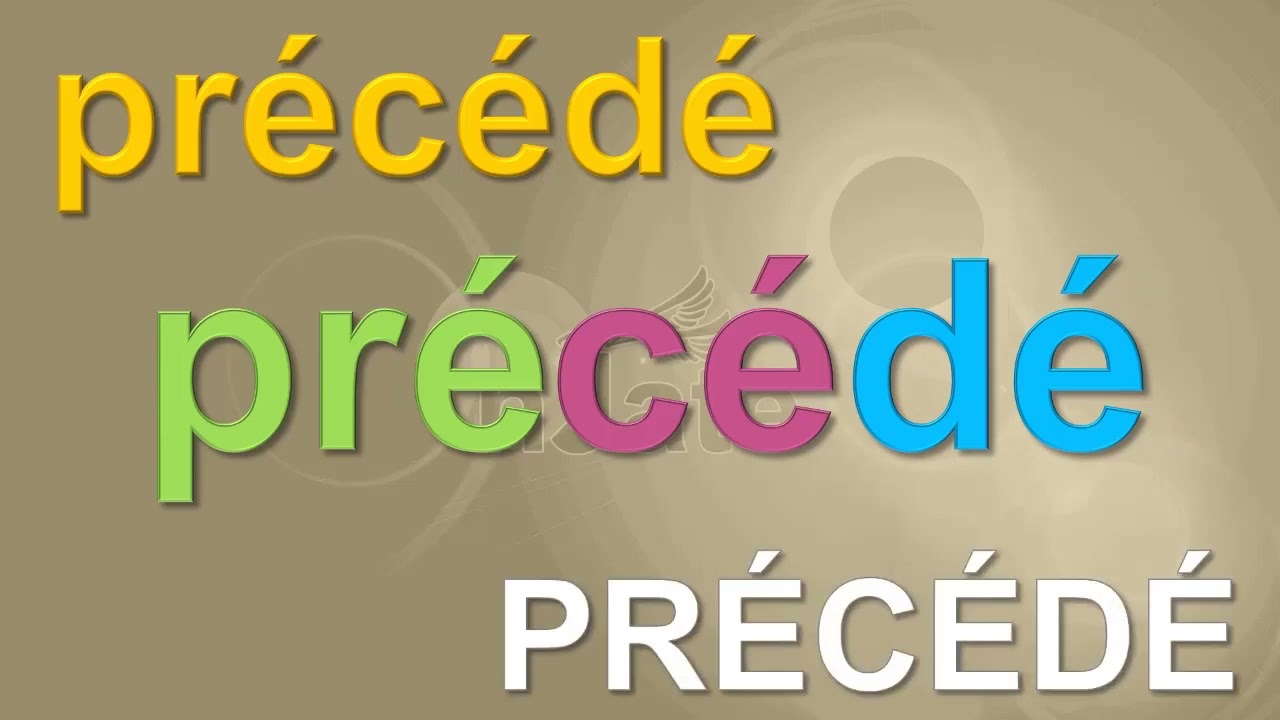 Mots écrits avec pr