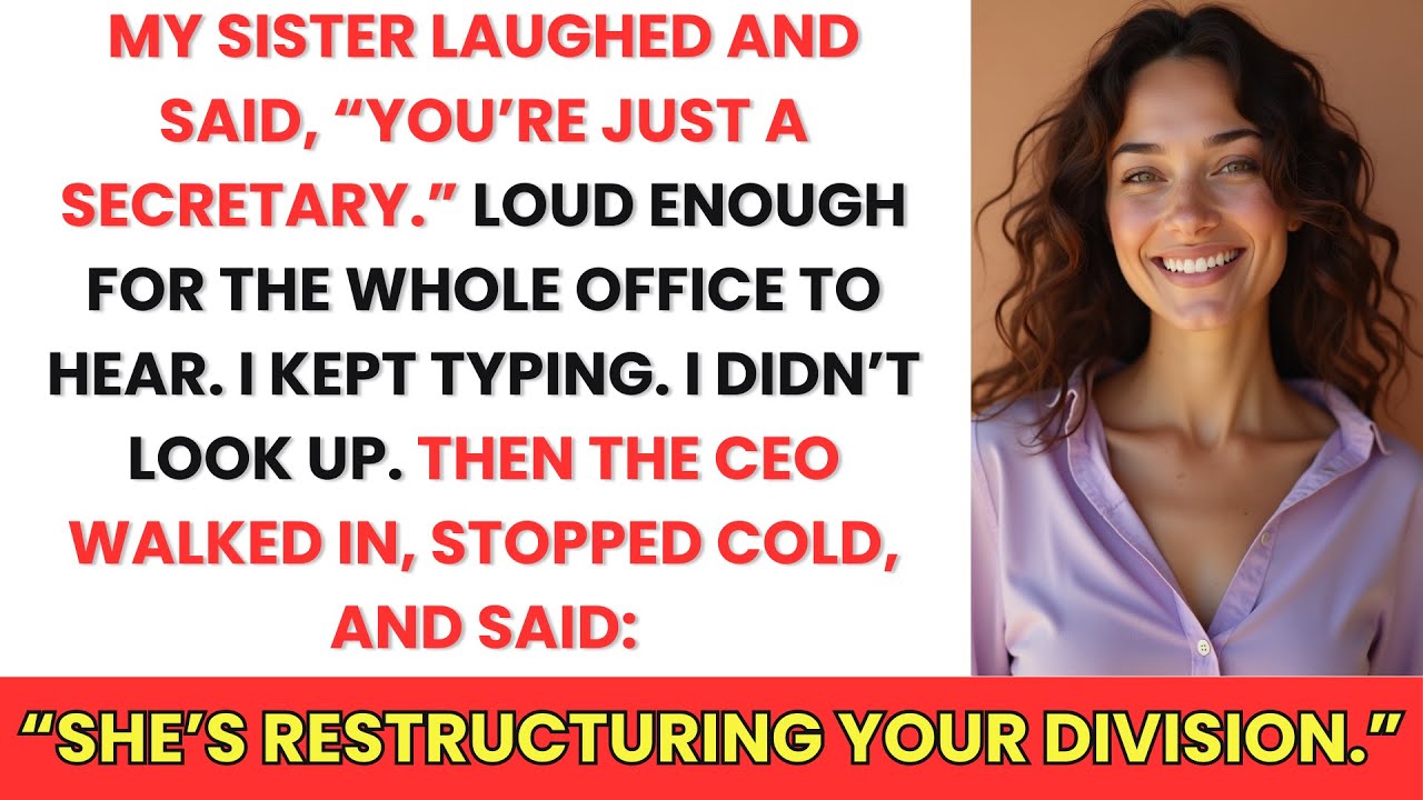 Sister Laughed 'You're Just A Secretary'—CEO Walked In & Said 'She's Restructuring Your Division'