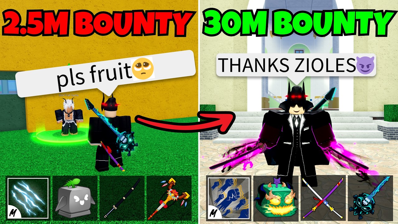 Blox Fruits But The FRUIT GACHA Decides My PvP Build!