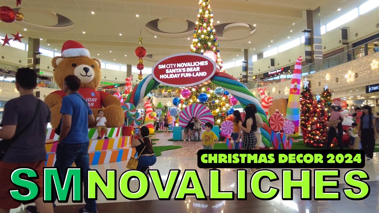 [4K] SM CITY NOVALICHES - 2024 CHRISTMAS DECORATIONS UPDATE (MALL TOUR)