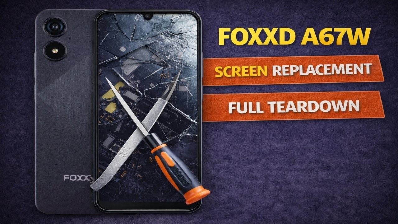 How to Replace Screen on FoxxD A67W – Full Teardown & Repair