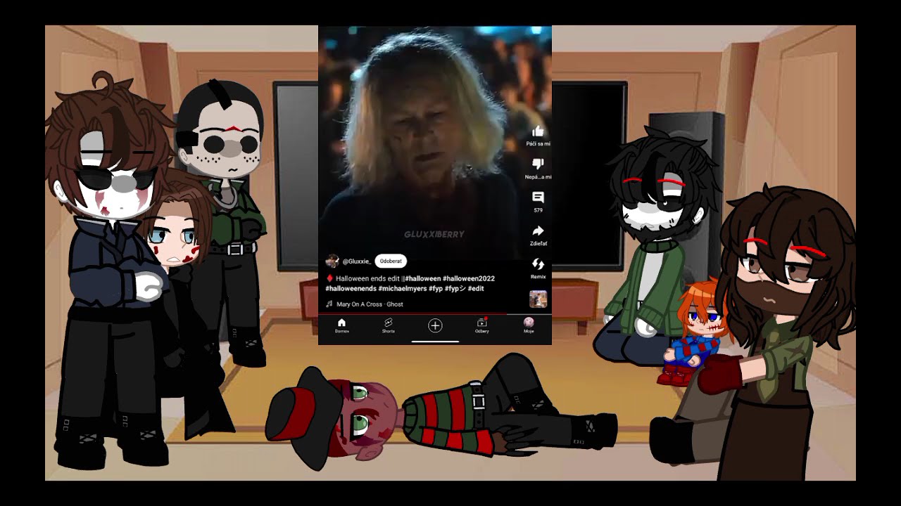 Slashers' react to eachother 🔪 Michael Myers 🔪 (Halloween) no ships!..