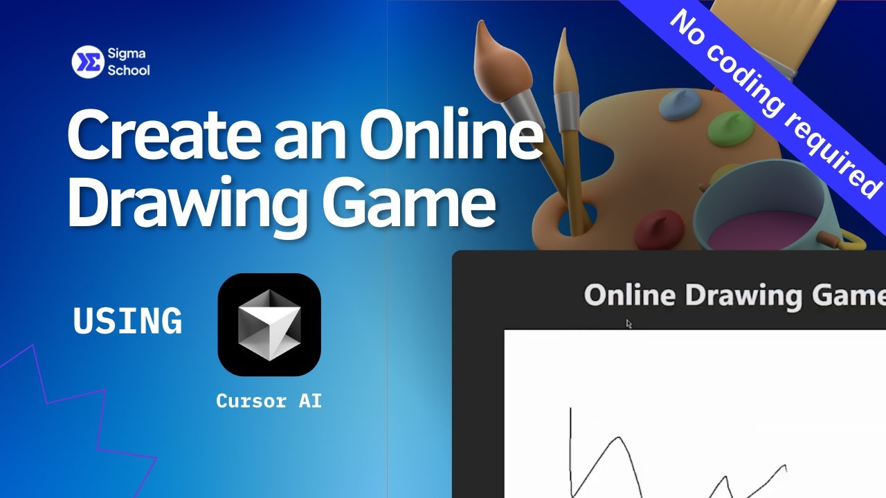 Create an Online Drawing Game with AI &ndash; No Coding Needed