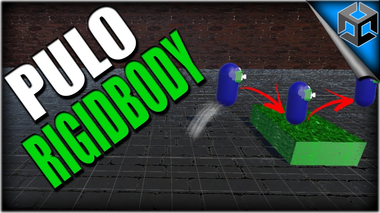 Como Fazer Pulo de Personagem Com RIGIDBODY Na Unity #PuloRigidbody