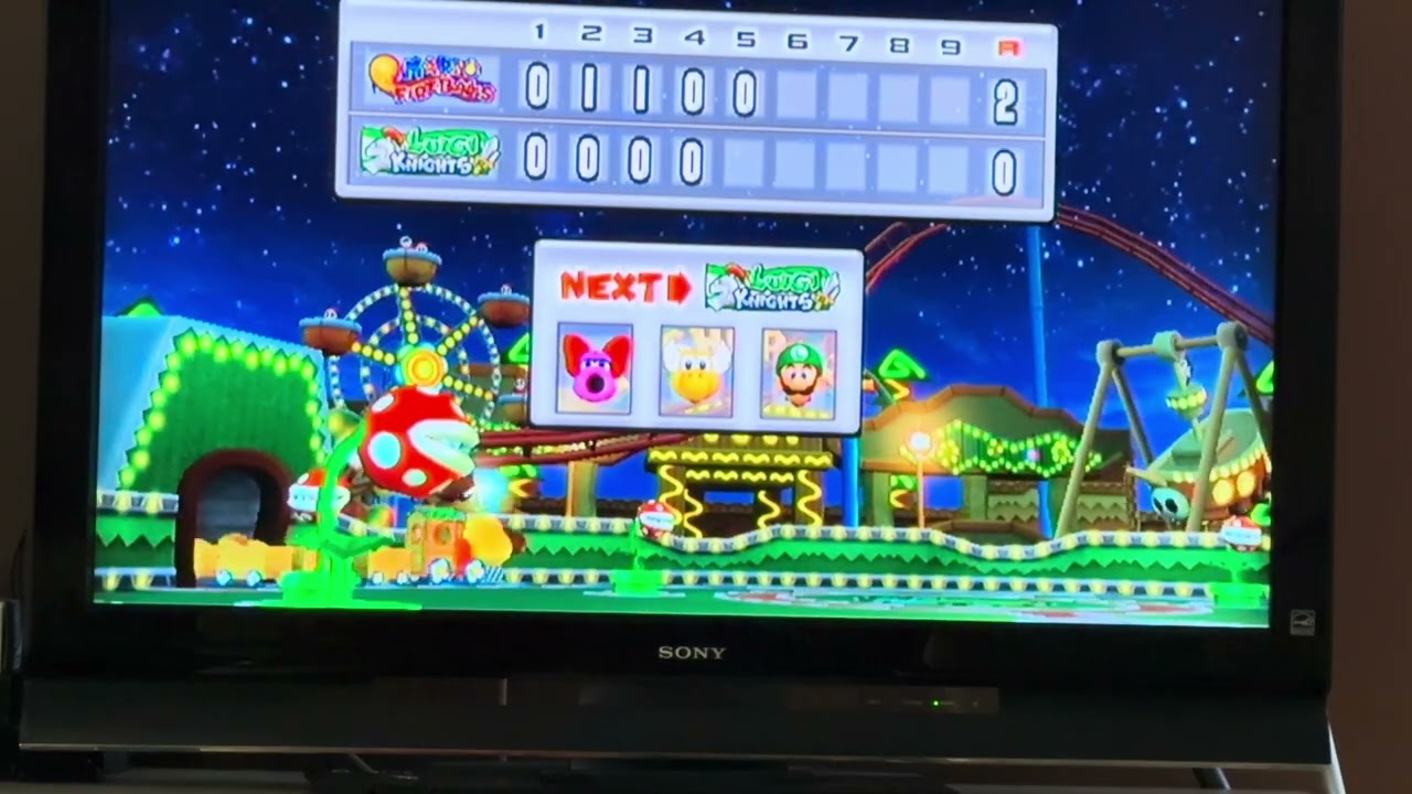 Mario Super Sluggers Peach’s perfect game