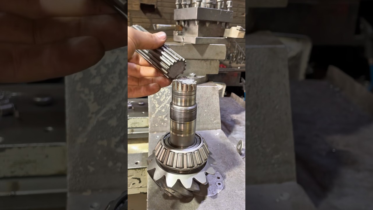 SERVI&Ccedil;O PAQUISTAN&Ecirc;S🤣🤩 #metal #torno #cnc #usinagem #machine #solda #mecanica