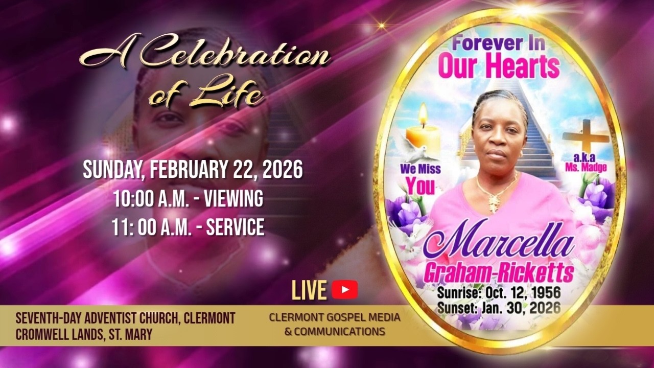 MARCELLA RICKETTS || Thanksgiving Service ||The SDA Church, CLERMONT, JM || 2026/02/22  || 11:00 AM.