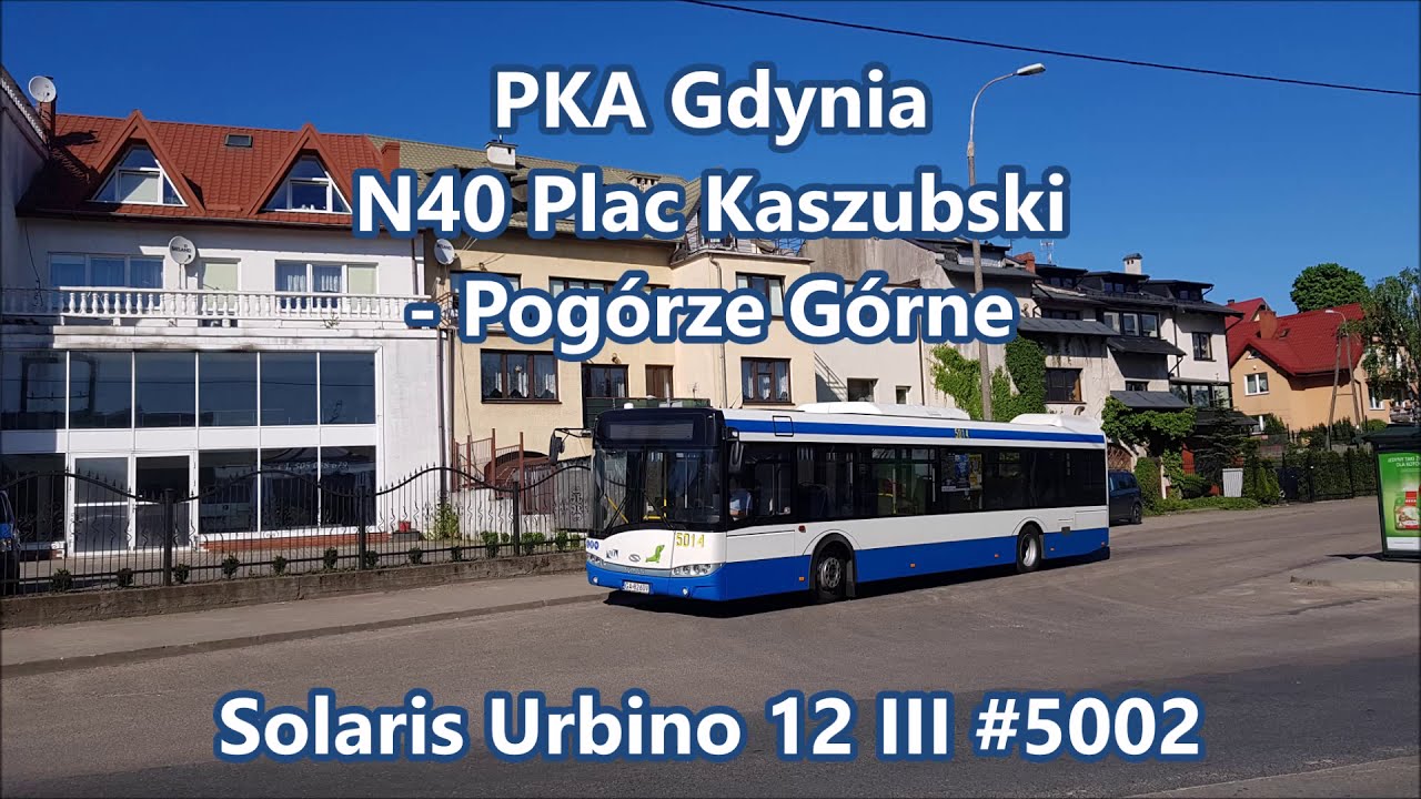 PKA Gdynia - linia N40, Solaris Urbino 12 III #5002