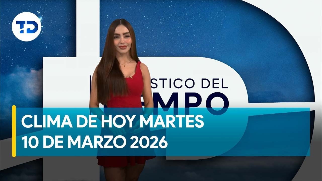 Pronóstico del tiempo para Costa Rica 10 de marzo 2026, con Emily Quiñones