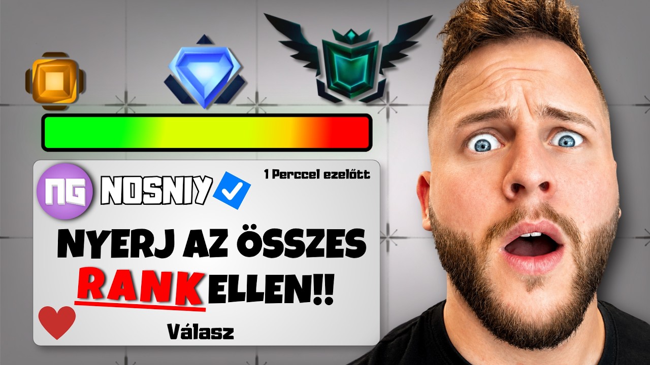 Kihívtam az ÖSSZES Rankot 1v1-re a Roblox Rivals-ben