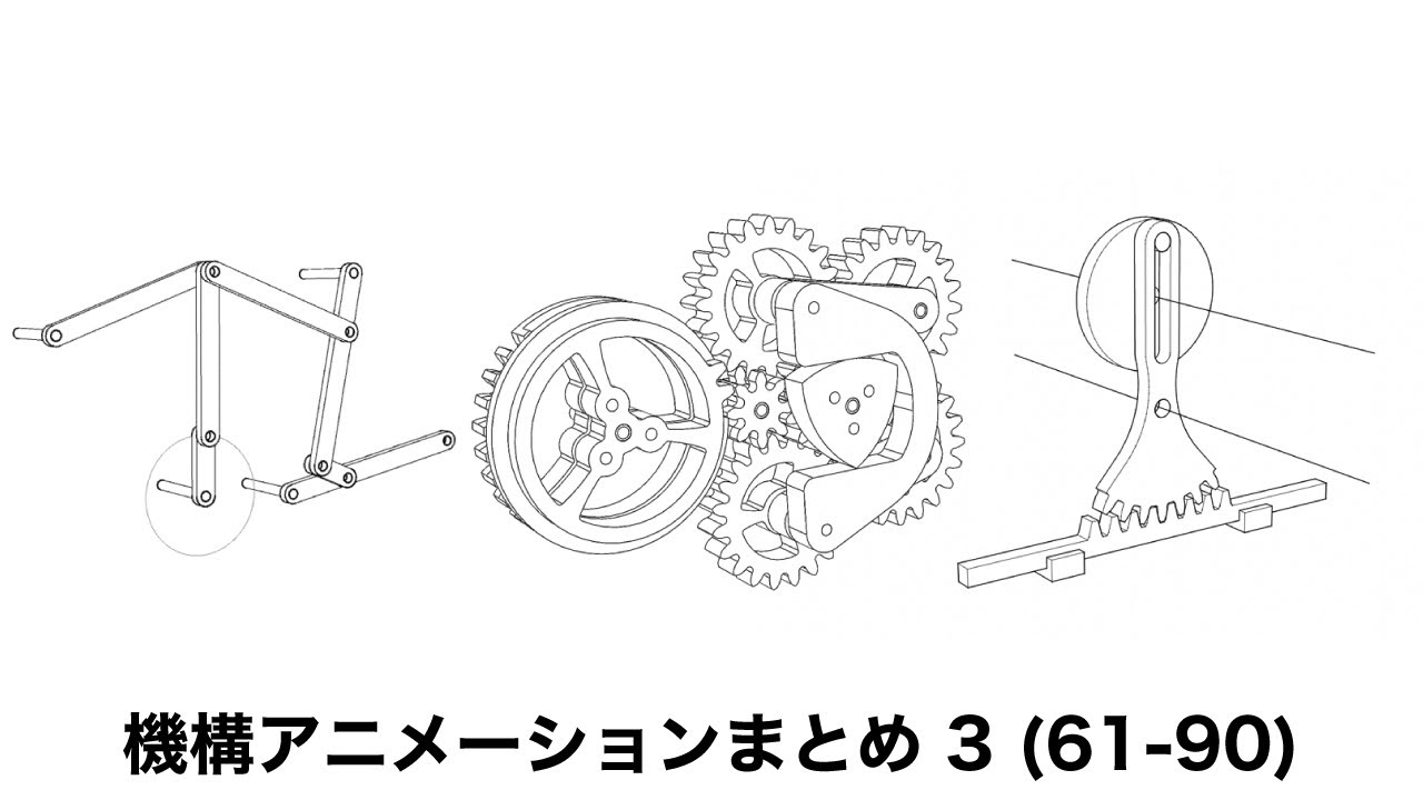 機構アニメーションまとめ 3 (61-90)