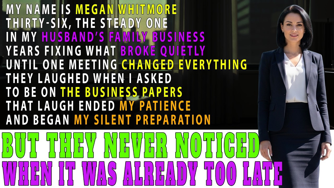 They Laughed When I Asked to Be on the Family Business Papers — I Changed the Structure