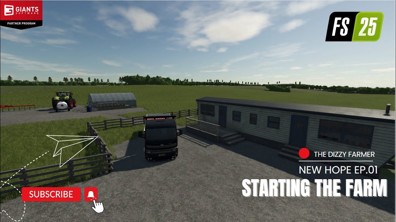 ⏩ Timelapse: Building a Farm from Scratch! 🏡🌾 | New Hope - FS25 Ep. 1